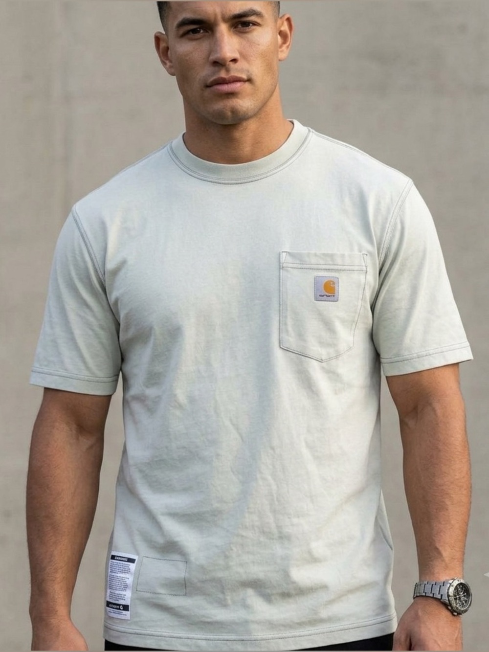 Carhartt Men’s Loose Fit Heavyweight Fire Resistant Short Sleeve Tee Sz Medium